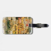 Gütesiegel für Sommerurlaub in Positano Italien Gepäckanhänger (Rückseite horizontal)