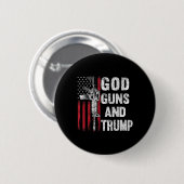 Gütesiegel "Guns" und "Trump 2. Button (Vorne & Hinten)