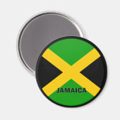 Gütesiegel Jamaica Roundel Magnet (Vorderseite/Rückseite)
