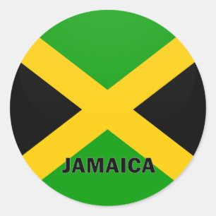 Gütesiegel Jamaica Roundel Runder Aufkleber