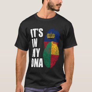 Gütesiegel Liechtenstein und Benin Mix DNA T-Shirt