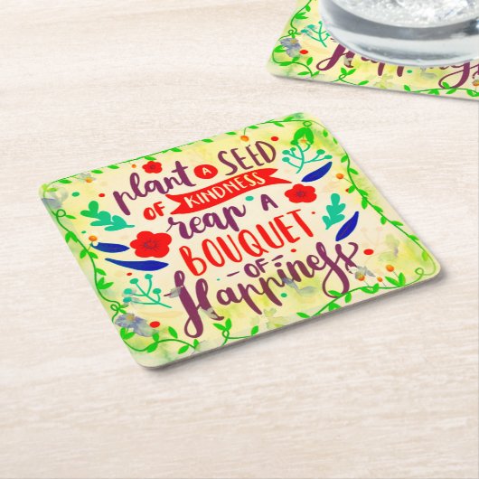 Gütesiegel Rechteckiger Pappuntersetzer (angewinkelt)