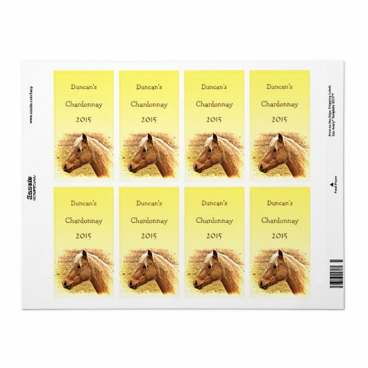 Gütesiegel "Sonnenblonde" und "Braunes Pferd" (Vorne)