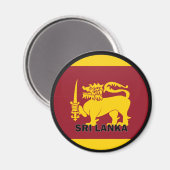 Gütesiegel Sri Lanka Roundel Magnet (Vorderseite/Rückseite)