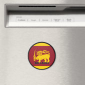 Gütesiegel Sri Lanka Roundel Magnet (In Situ (Geschirrspüler))