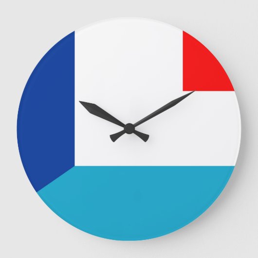 Gütezeichen des luxemburgischen Landes Große Wanduhr (Vorderseite)
