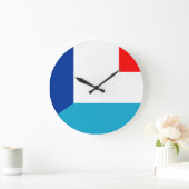 Gütezeichen des luxemburgischen Landes Große Wanduhr (Zuhause)