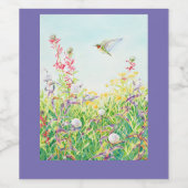 Gütezeichen Hummingbird Weinetikett (Einzelnes Label)