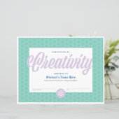 Gütezeugnis (Stehend Vorderseite)