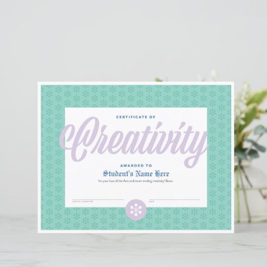 Gütezeugnis (Stehend Vorderseite)