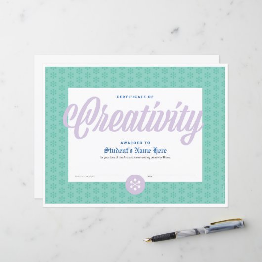 Gütezeugnis (Vorderseite/Rückseite Beispiel)