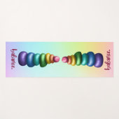 Guthaben an. Rainbow Stacking Rocks Yoga Mat Yogamatte (Vorderseite (Horizontal))