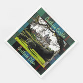 Guthrie Castle-Guthrie Clan Fun Napkins in Schottl Serviette (Ecke)