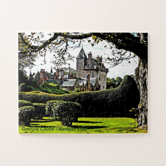 Guthrie Castle-Guthrie Clan Fun Puzzle von Schottl (Horizontal)