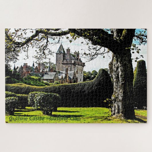 Guthrie Castle-Guthrie Clan Fun Puzzle von Schottl (Horizontal)