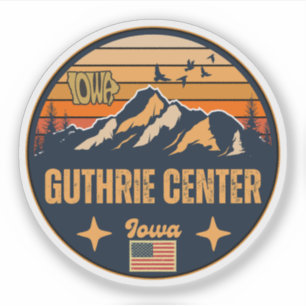 Guthrie Center, Iowa Ia, Vereinigte Staaten Aufkleber