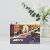 Guthrie, Oklahoma, USA Postkarte (Stehend Vorderseite)