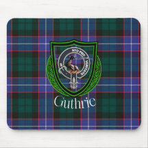 Guthrie-Schottischer-Clan-Tartan & -Wappen