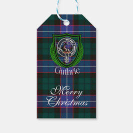Guthrie Scottish Clan Tartan & Crest Geschenkanhänger