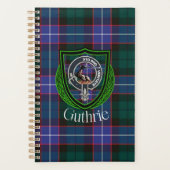 Guthrie Scottish Clan Tartan & Crest Planer (Vorderseite)