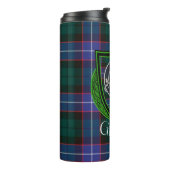 Guthrie Scottish Clan Tartan & Crest Thermosbecher (Nach links gedreht)