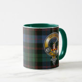 Guthrie Tartan & Abzeichen Tasse (VorderseiteRechts)