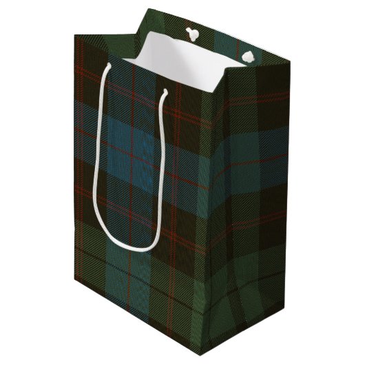 Guthrie Tartan Mittlere Geschenktüte (Vorderseite Schrägansicht)