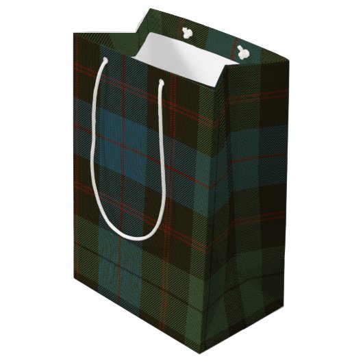 Guthrie Tartan Mittlere Geschenktüte (Rückseite Schrägansicht)