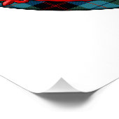 Guthrie Tartan Scottish Kariert Lion Rampant Poster (Ecke)