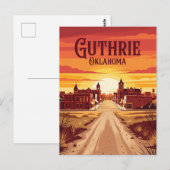 Guthrie USA Postkarte (Vorne/Hinten)