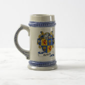 Guthrie Wappen Stein - Familienwappen Bierglas (Links)