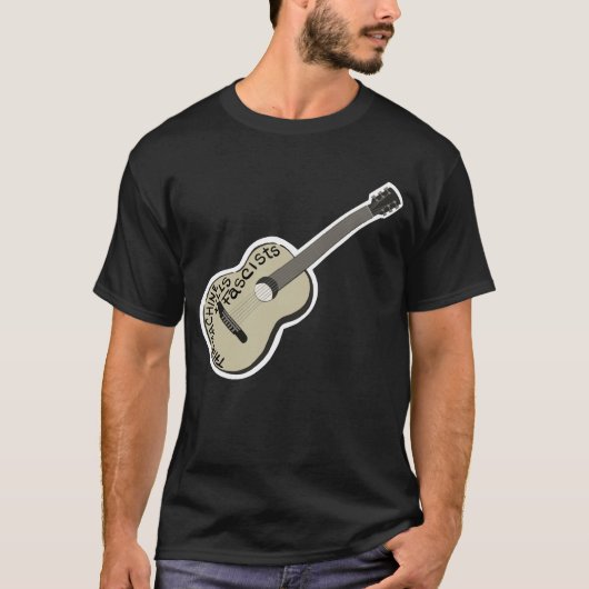 Guthrie's Gitarre "Diese Maschine tötet Faschisten T-Shirt (Vorderseite)
