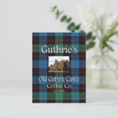 Guthrie's Old Guthrie Castle Coffee Co. Postkarte (Stehend Vorderseite)