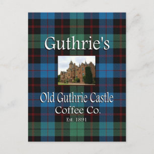 Guthrie's Old Guthrie Castle Coffee Co. Postkarte