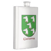 Gutierrez Heraldic Shield Flachmann (Rechts)