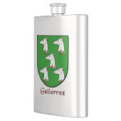 Gutierrez Heraldic Shield Flachmann (Links)