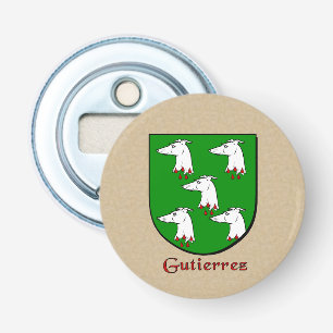 Gutierrez Heraldische Waffen auf Parchyleseite Flaschenöffner