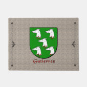 Gutierrez Historischer Schild auf Kobelstein Fußmatte (Vorderseite)