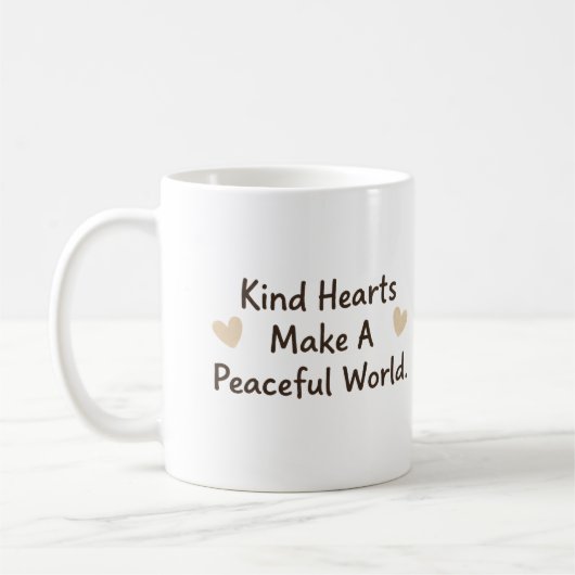 Gütige Herzen Kaffeetasse (Links)