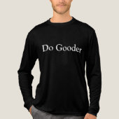 Gutmensch Langarm Tri-Blend Shirt (Vorderseite)