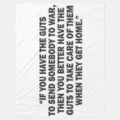 GUTS FLEECEDECKE (Vorderseite)