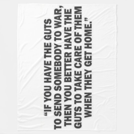 GUTS FLEECEDECKE (Vorderseite)