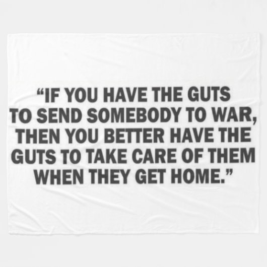 GUTS FLEECEDECKE (Vorderseite (Horizontal))