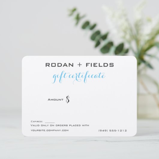 Gutschein (Stehend Vorderseite)