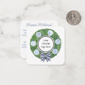 Gutschein-Code für Weihnachten Mitteilungskarte (Vorderseite/Rückseite Beispiel)