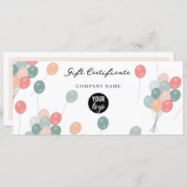 Gutschein für das Geschenkgutschein für das Logo v