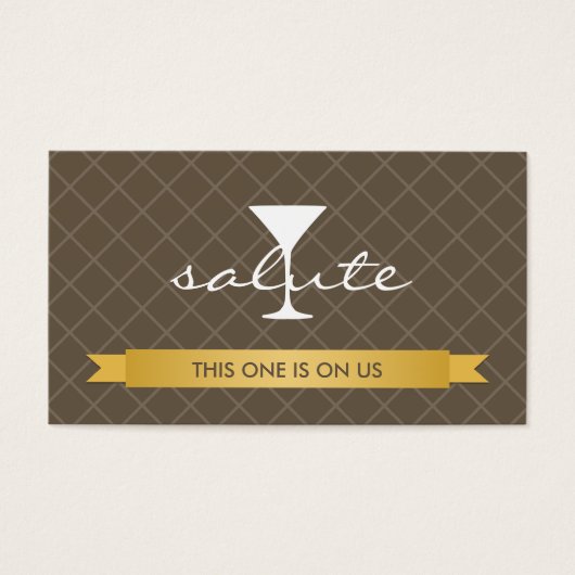 Gutschein für das Party von alkoholischen Getränke (Vorderseite)