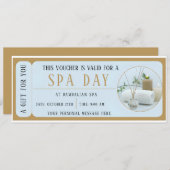 Gutschein für den Tag des benutzerdefinierten Well Einladung (Vorne/Hinten)