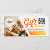 Gutschein für elegante Werbeaktion im Restaurant (Rückseite)