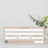 Gutschein für Firmenlogos (Stehend Vorderseite)